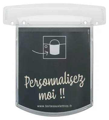 Image de Porte-nom - H.16 x l.10.5 - transparent