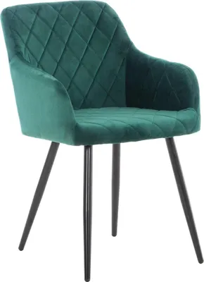 Produktbild von Esszimmerstuhl – bequemer Sitz – lackierter Sitz für langanhaltenden Komfort | Material: Weich | Farbe: Grün