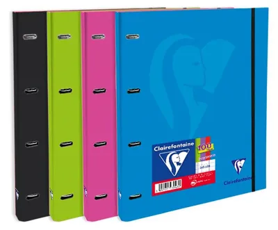 Zdjęcie produktu dla Clairefontaine 130943C, Monochromatyczny, Różne kolory, A4, 100 ark., 90 g/m², Papier w kratkę