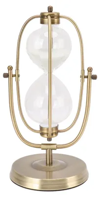 Immagine prodotto di Ornamento vintage a clessidra per la casa, squisita lavorazione artigianale, clessidra fatta a mano, timer a clessidra, grande, 60 minuti, girevole