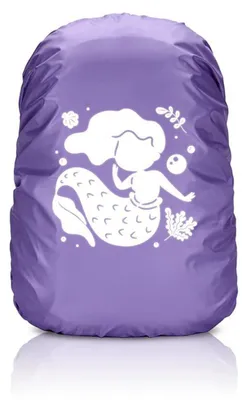 Obrázok produktu pre Nepremokavý batoh 35 litrov, reflexný, fialový, vhodný pre chlapcov a dievčatá