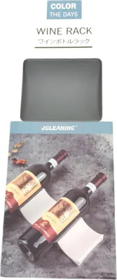 Produktbild von Forreen 3pcs Kunststoff Weinregal Europäischen Stil Weinregal Rutschfest Flaschenhalter Home Organisator