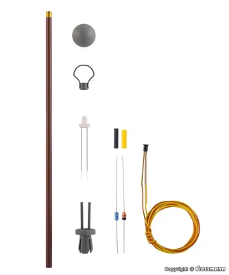 Produktbild von Viessmann 6927 TT Holzmastleuchte LED 110mm hoch