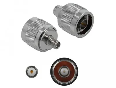 Produktbild von DELOCK Adapter N Stecker zu SMA Buchse 10 GHz