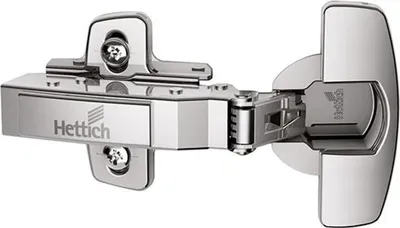 A close-up studio shot of a Hettich Sensys K 16 hinge.