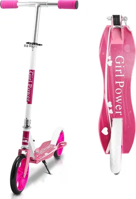 Produktbild von SWANEW Kinderroller Tretroller Cityroller Kickscooter Kinderscooter Klappbar Scooter Höhenverstellbar Rosa