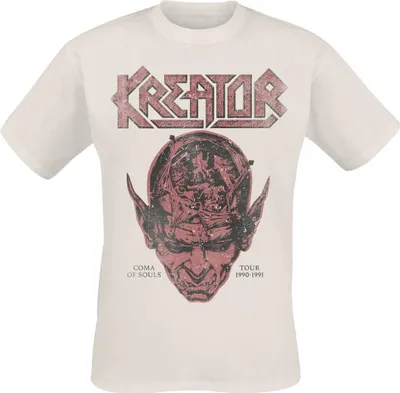 Produktbild von Kreator T-Shirt Herren Vancouver 1991 natur Band-Merch, Bands 100% Baumwolle 3XL