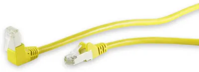Obrázok produktu pre S/CONN sieťový kábel s maximálnou konektivitou, patch kábel, cat 6, S/FTP, PIMF, priamy, žltý, 0,25 m (08-64002)