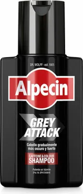 Produktbild von Alpecin GRAY ATTACK Anti-Haarausfall und Anti-Grau Shampoo 200 ml