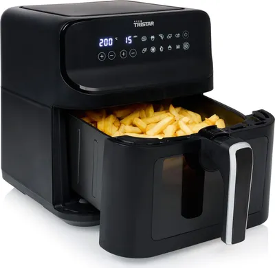 Zdjęcie produktu dla Tristar FR-9037, Frytkownica na gorące powietrze, 6,2 l, 1,5 kg, 200 °C, 9 os., Pojedyńczy
