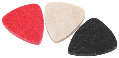Immagine prodotto di 3 plettri per ukulele in feltro, accessori universali per chitarra, accessori per strumenti musicali, colori assortiti