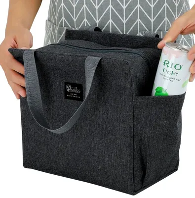 Produktbild von Thermotasche - Frische Mahlzeiten überall genießen - Isolierte Tasche - Kühle Getränke für unterwegs - Wasserdicht - Hochwertiges Material