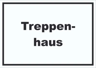 Produktbild von Treppenhaus Schild mit Text Stufen steigen waagerecht A1 Rückseite selbstklebend