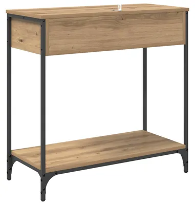 Obrázok produktu pre Konzolový stôl Remeselný dub 75 x 34,5 x 75 cm Kompozitné drevo
