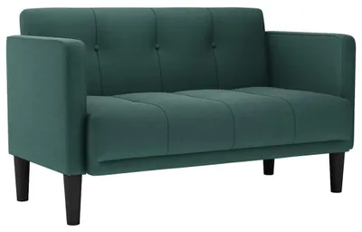 Produktbild von vidaXL Zweisitzer-Sofa Dunkelgrün 111 cm Stoff