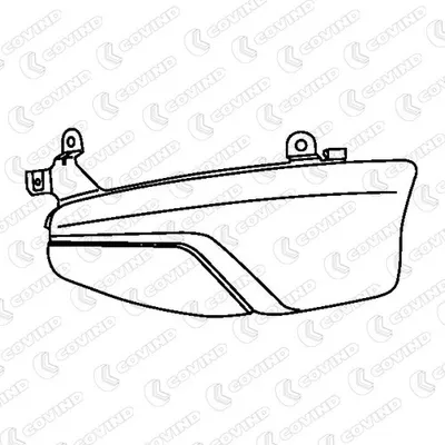 Immagine prodotto di COVIND deflettore vento 146/167 cabina sinistra 0 185kg plastica