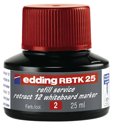 Produktbild von Edding RBTK 25, Rot, Multi, 25 ml, Edding retract 12, 1 Stück(e)