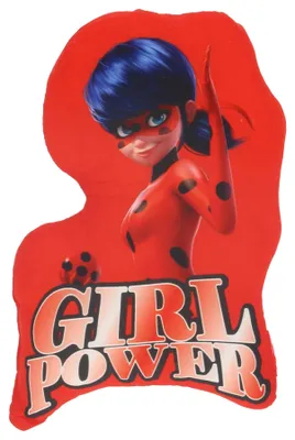 Produktbild von Miraculous Ladybug Dekokissen Velours Kissen Ideal zum Kuscheln und Dekorieren