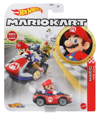 Produktbild von HOT WHEELS GRN17 Mario Kart Replica 1:64 Die-Cast Mario