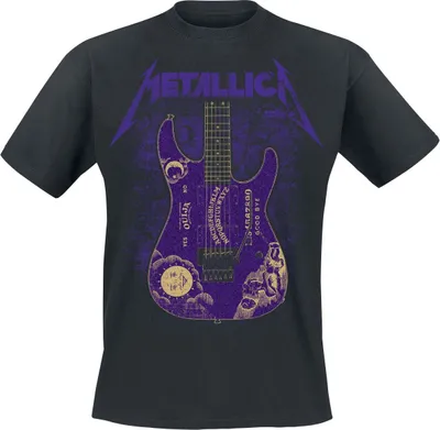 Produktbild von Metallica T-Shirt Herren Ouija Purple schwarz Band-Merch, Bands 100% Baumwolle XL