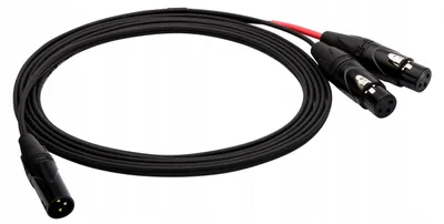 Produktbild von Red's Music AU3210BX XLR-Kabel Stereo Splitter 1m