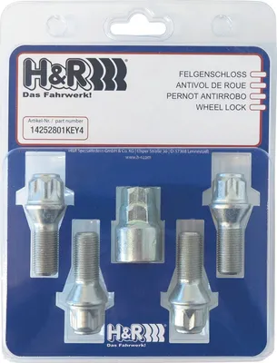 Image de Antivols de jantes H&R M14x1,5 SW17 19