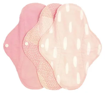 Produktbild von Damenbinden Classic - Regular Pink Sprinkle 3Stück