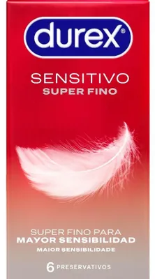 Produktbild von Durex - Super Dünn, Empfindlich 6 Stück