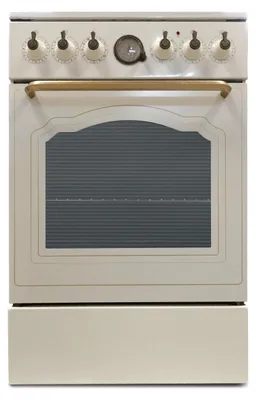 Produktbild von Gorenje GECS5B70CLI Elektroherd, Freistehender Herd, Beige, Drehregler, Vorne oben, Metall, Keramik