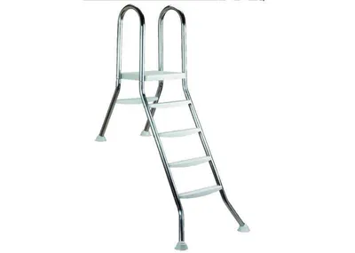 Produktbild von myPOOL Edelstahl Halbhochbeckenleiter 1,50 m