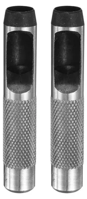 Produktbild von 2 Stück Lochstanzer 13mm Rund Hohlstanzwerkzeug Kohlenstoffstahl für Leder Gürtel Papier