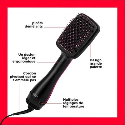 Produktbild von REVLON 2 in 1 Perfectionist RVDR5212E Glättbürste - Pro Collection - Schwarz
