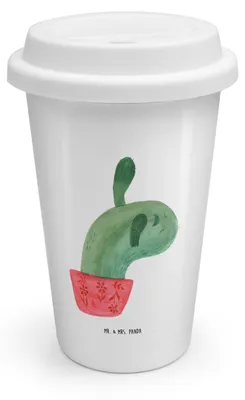 Produktbild von Mr. & Mrs. Panda becher kaffee Kaktus Mama - Weiß - Geschenk, Motivation, Thermobecher To Go, ToGo Kaffeebecher, Kakteen, Isolierkaffeebecher, Büro, Quote, Ärger