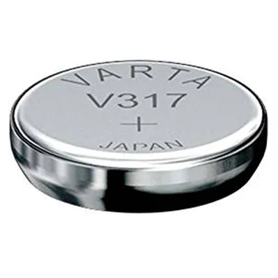 Produktbild von Varta -V317, Einwegbatterie, Siler-Oxid (S), 1,55 V, 1 Stück(e), Hg (Quecksilber), Silber