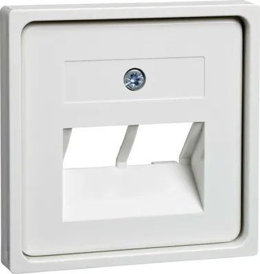 Produktbild von ELSO Zentralplatte UAE 2xRJ45 366414 JOY reinweiß