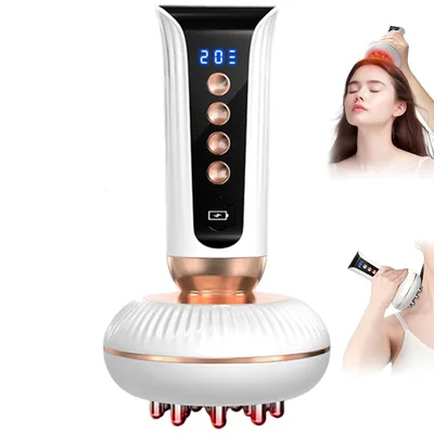 Produktbild von Massagegerät, 20-stufiges Meridianmassagegerät, 2000 mAh, USB-C-Aufladung, Temperaturregelbereich 38–60 °C, für den ganzen Körper geeignet
