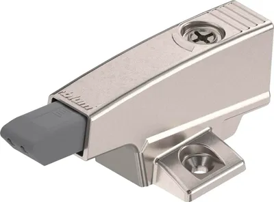 Image de BLUM BLUMOTION 971A, plaque d'adaptation en croix, hauteur 33, zinc nickelé