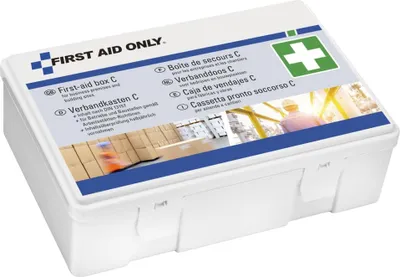Image de FIRST AID ONLY Boîte de premiers secours C selon DIN 13157 blanc