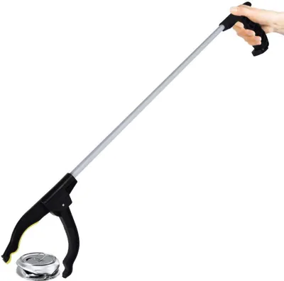 Produktbild von FX Tools Greifzange Müllzange ALUMINIUMZANGE zum Sammeln von Abfall Laub 76 cm