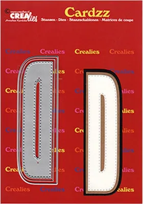 Produktbild von Crealies | Cardzz Stanzschablone Buchstabe D