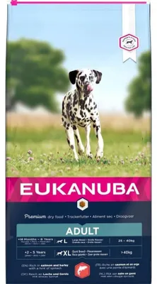 Produktbild von Erwachsenen-Hundefutter mit großen Lachsen - Eukanuba
