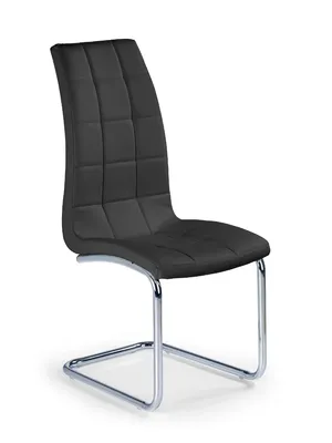 Produktbild von Halmar Essensstuhl K147 - schwarz / chrom