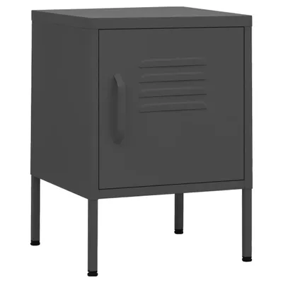 Immagine prodotto di Comodino Antracite 35x35x51 cm in Acciaio