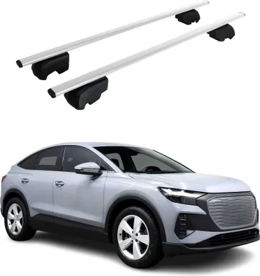 Image de Barres de toit transversales pour Audi Q4 E-Tron 2021-2025 Fer Gris
