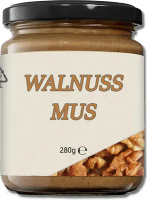 Produktbild von Walnussmus – 100 % natürliche Walnüsse, cremig & vielseitig verwendbar 2x0,28Kg