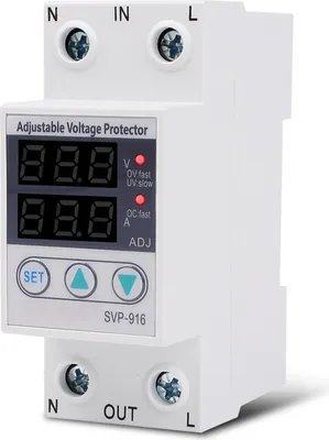 Obrázek produktu pro Stabilizátor napětí, nastavitelná ochrana napětí, ochrana napětí, regulátor napětí, ochrana obvodů pro domácí spotřebiče (110V 40A)