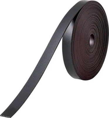 Produktbild von nobo Magnetband selbstklebend 10 mm x 10 m schwarz