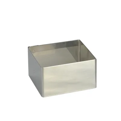 Obrázok produktu pre de Buyer 3906.20, Forma na tortu, Štvorec, Nerezová oceľ, Nerezová oceľ, 200 mm, 200 mm