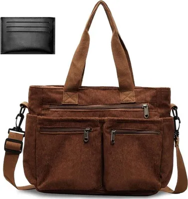 Medium Tote Bag, Shopper mit Reißverschluss, Ideal für Schule, Arbeit und den täglichen Gebrauch