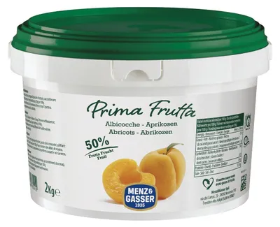 Produktbild von Menz & Gasser Abrikozen Marmelade 2000g – Fruchtiger Aprikosenaufstrich, ohne Zusatzstoffe